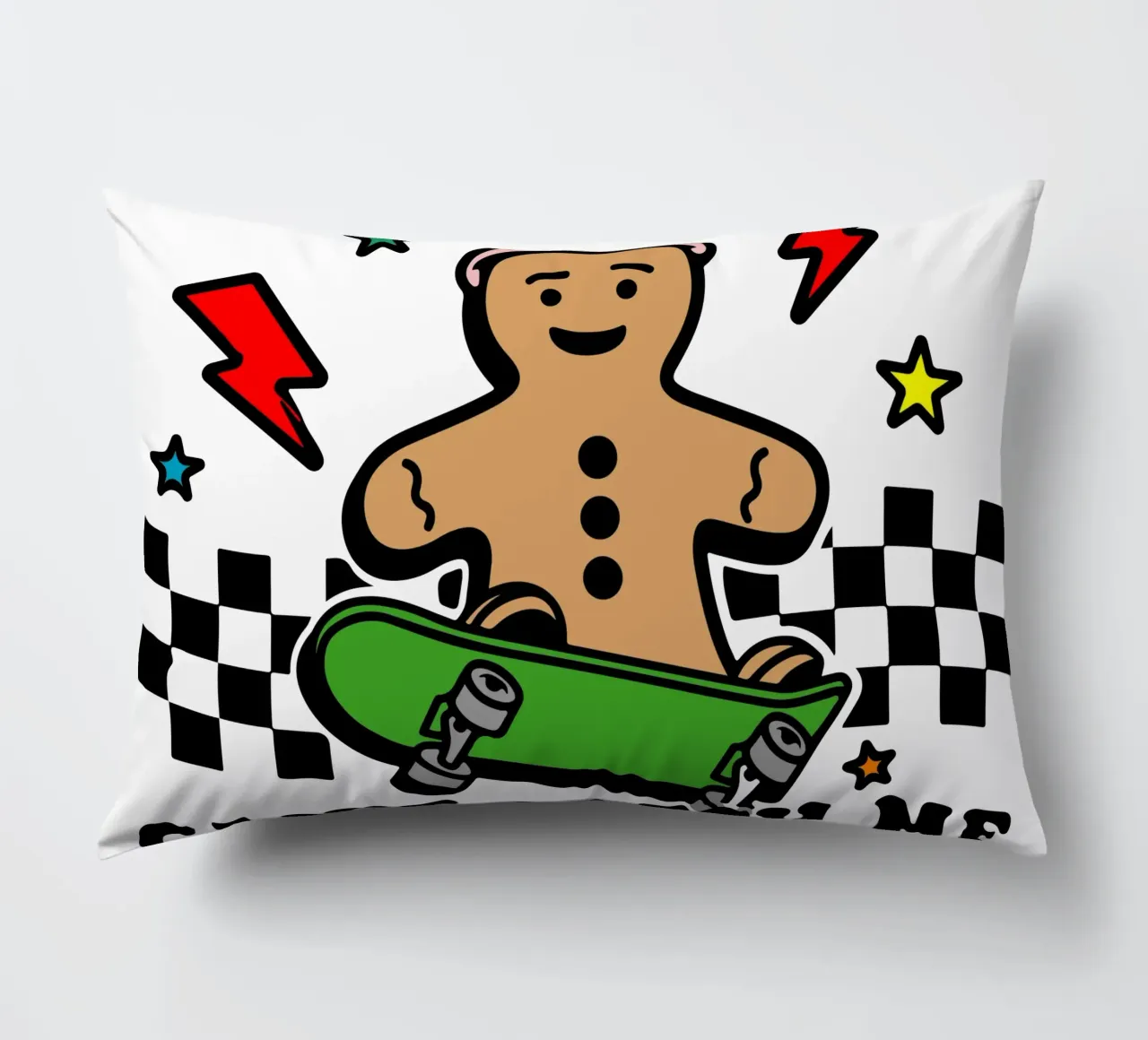 pan di zenzero cantach me regalo di Natale art design cuscino da onefeelshop