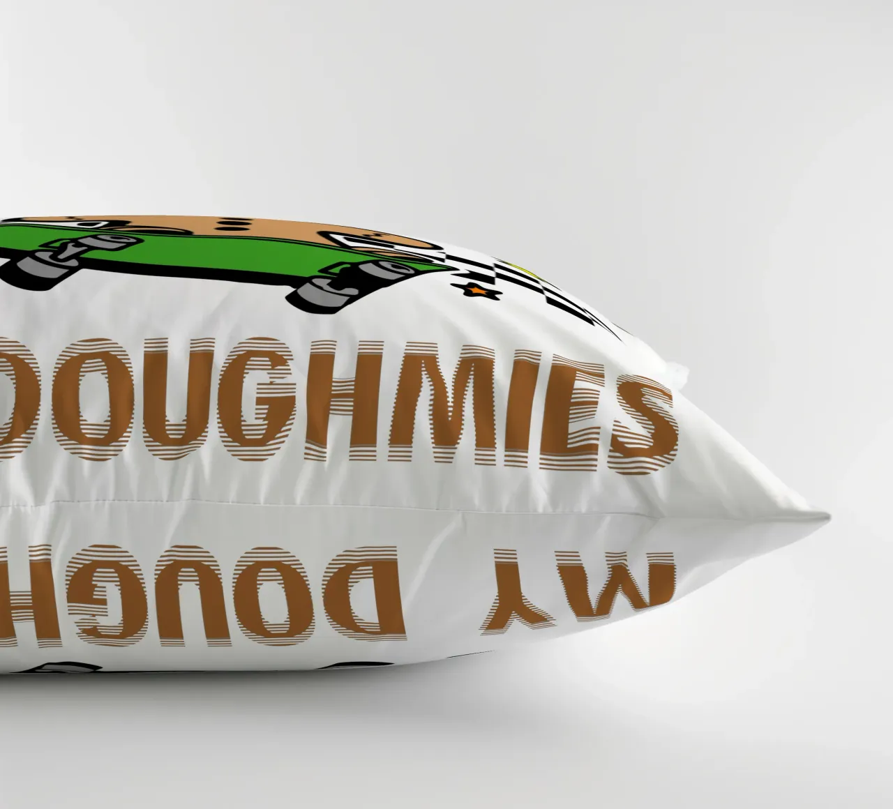 pan di zenzero rollin my doughmies regalo di Natale art design cuscino da onefeelshop