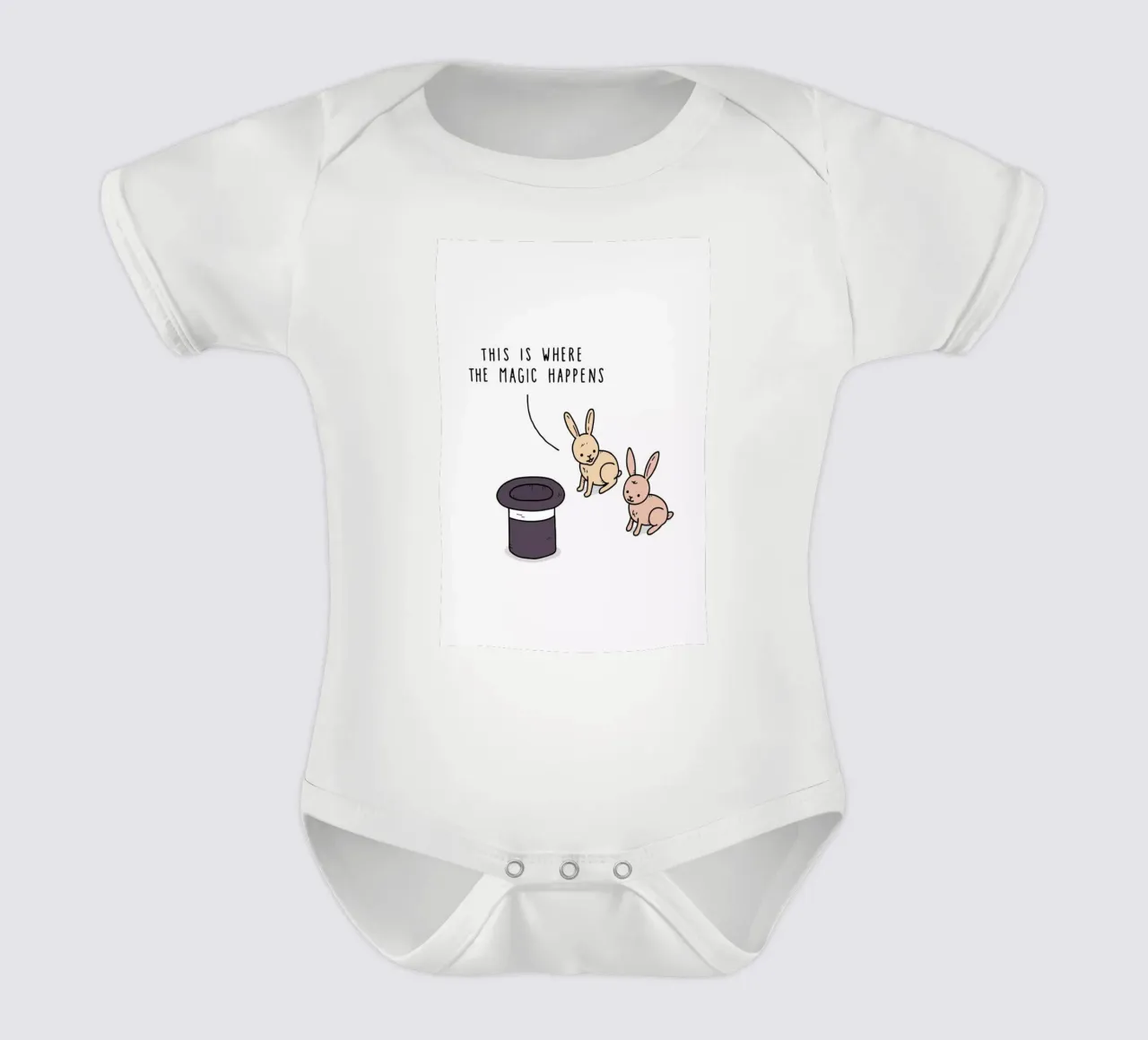 Magic Kurzarm Babybody von Jaco Haasbroek