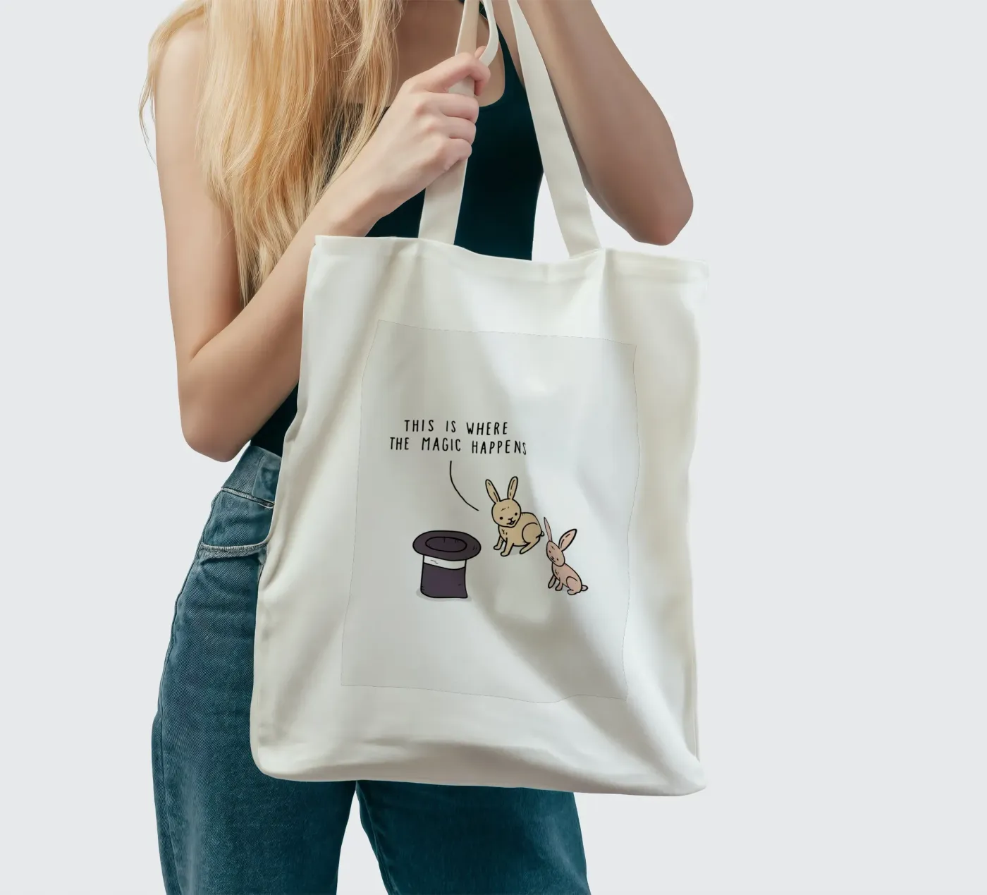 Magic tote bag by Jaco Haasbroek