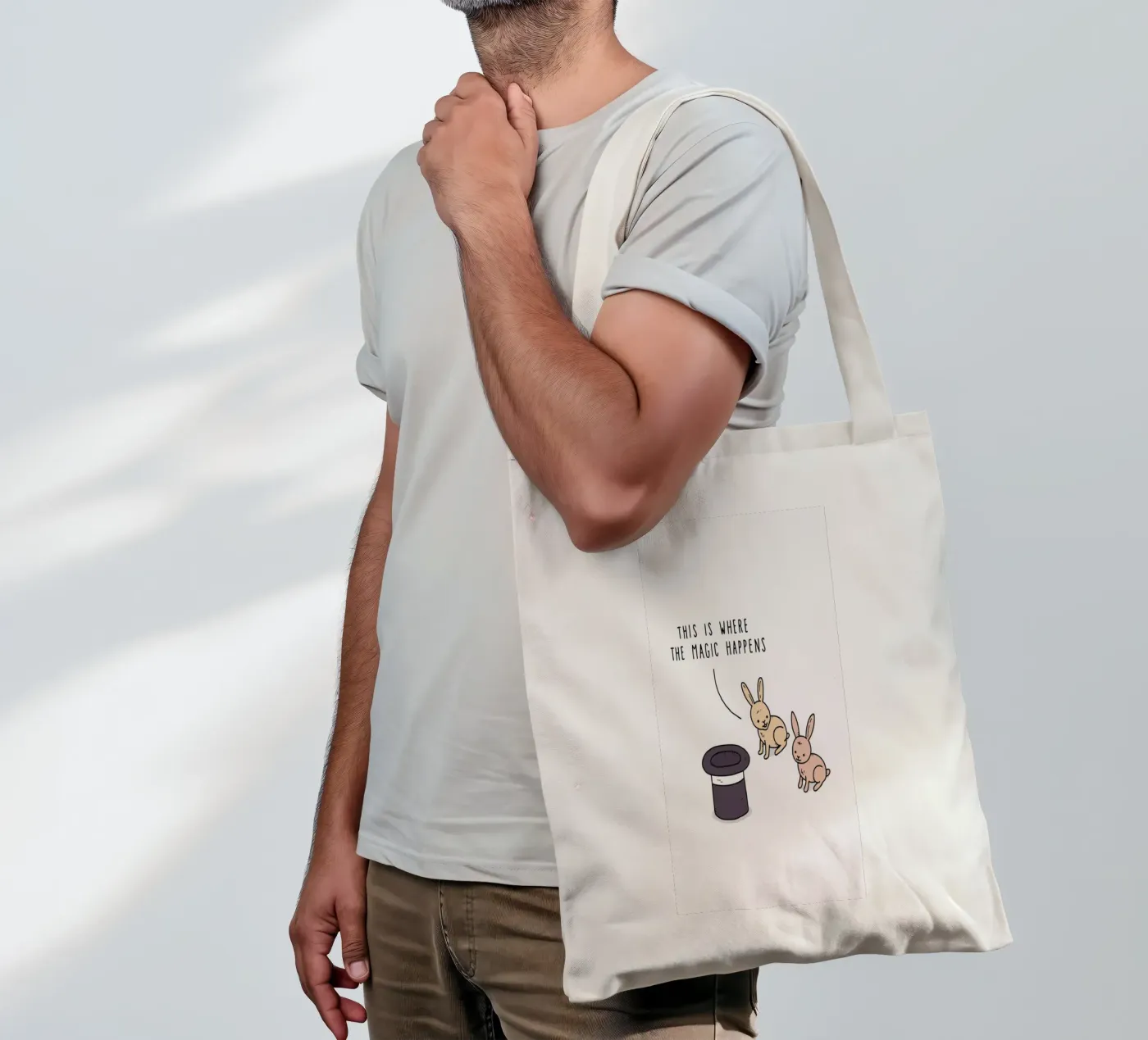 Magic tote bag by Jaco Haasbroek