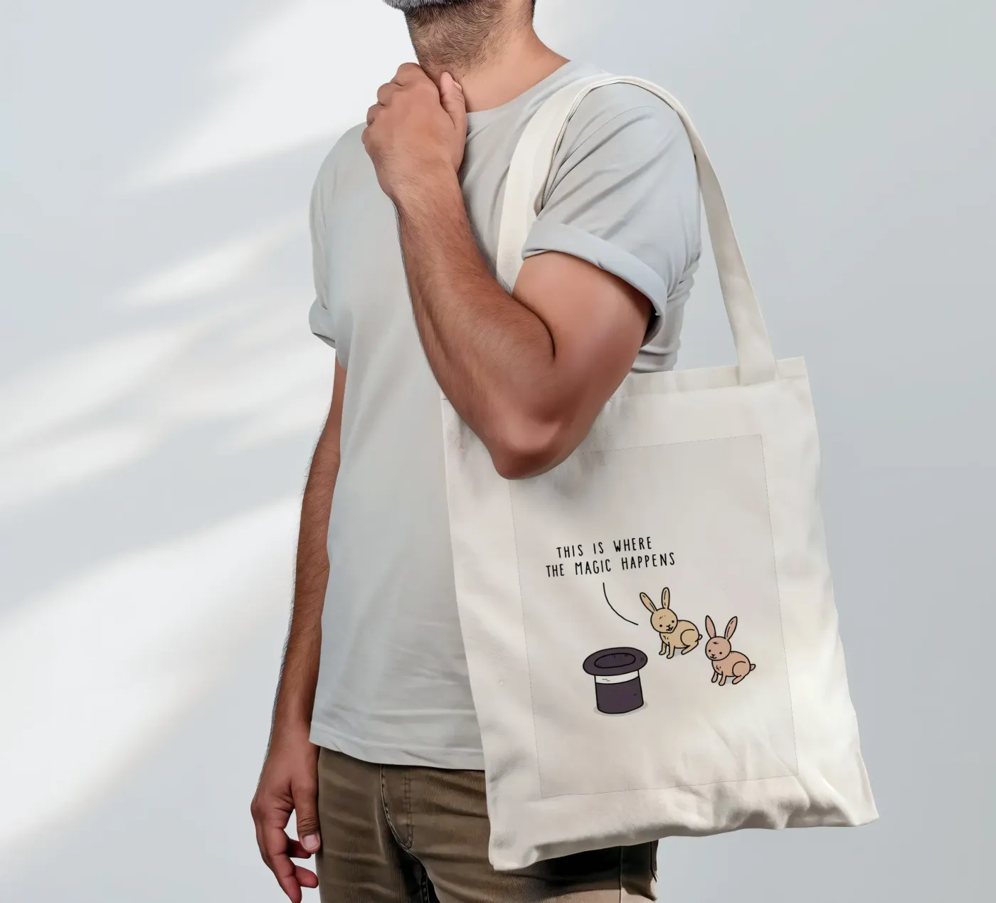 Magic tote bag by Jaco Haasbroek