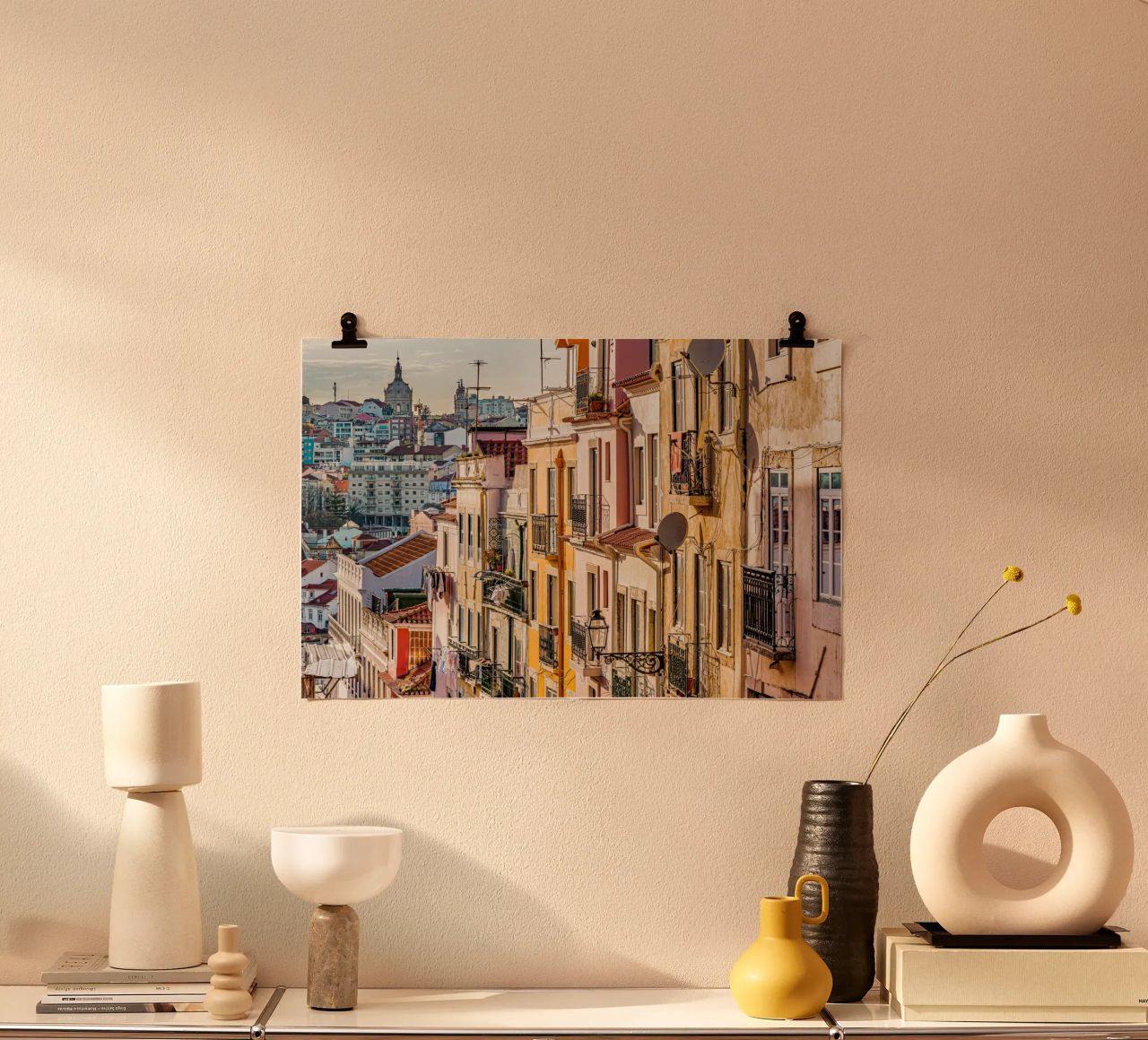 Nostalgic Lisbon photography poster by Carinaprint