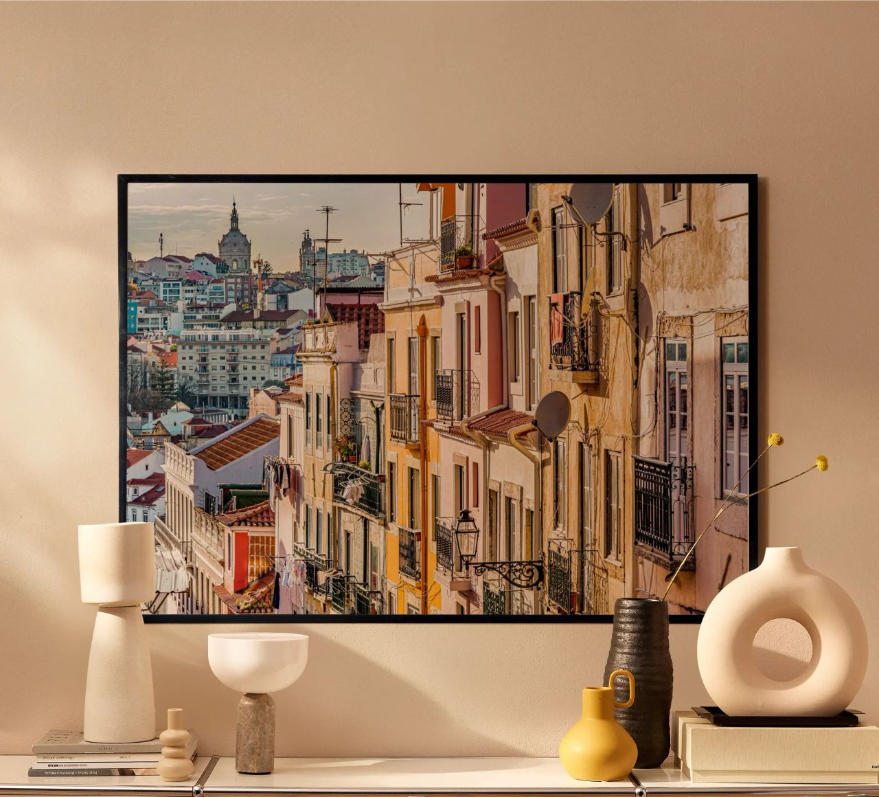 Nostalgic Lisbon photography poster by Carinaprint