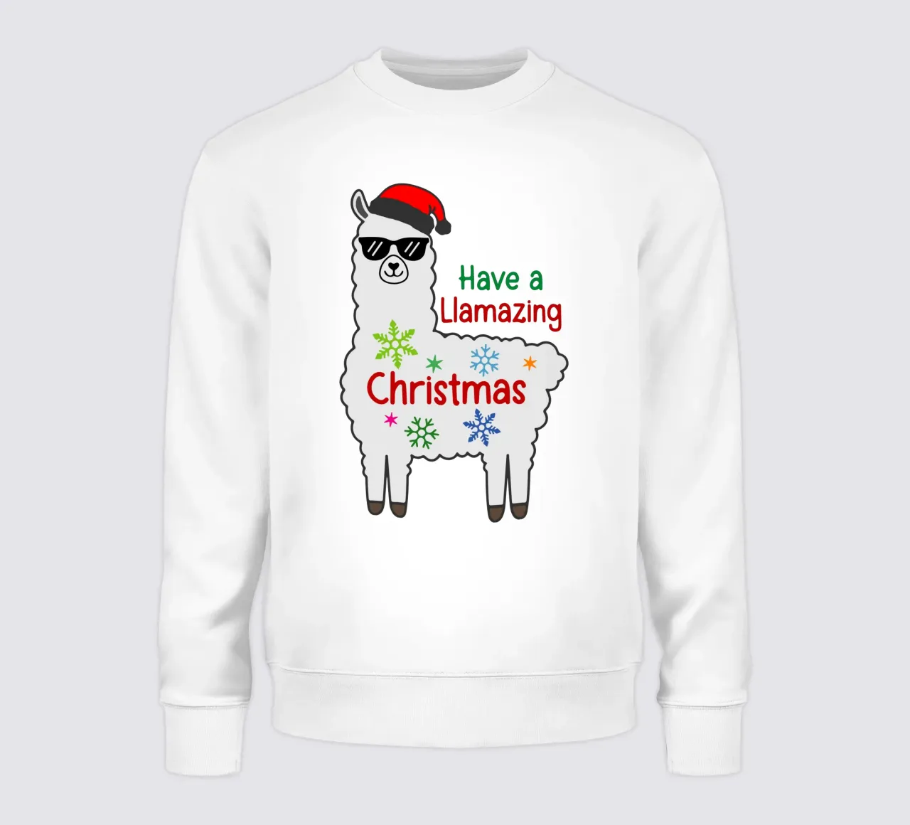 Have a llmazing christmas funny art design felpa da onefeelshop