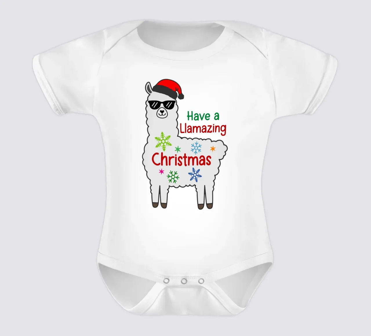 Have a llmazing christmas funny art design body neonato maniche corte da onefeelshop