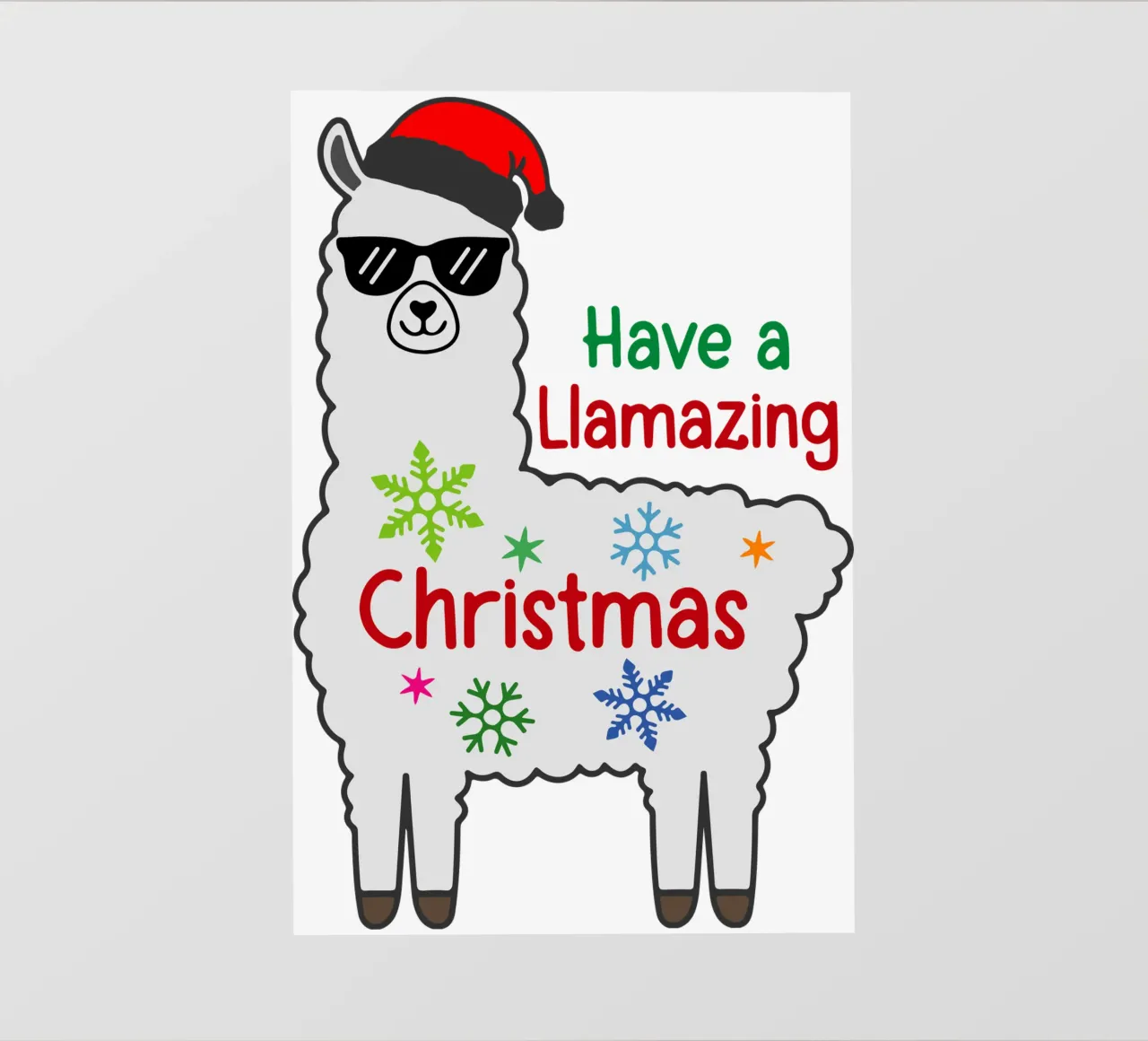 Have a llmazing christmas funny art design pellicola backlit da onefeelshop