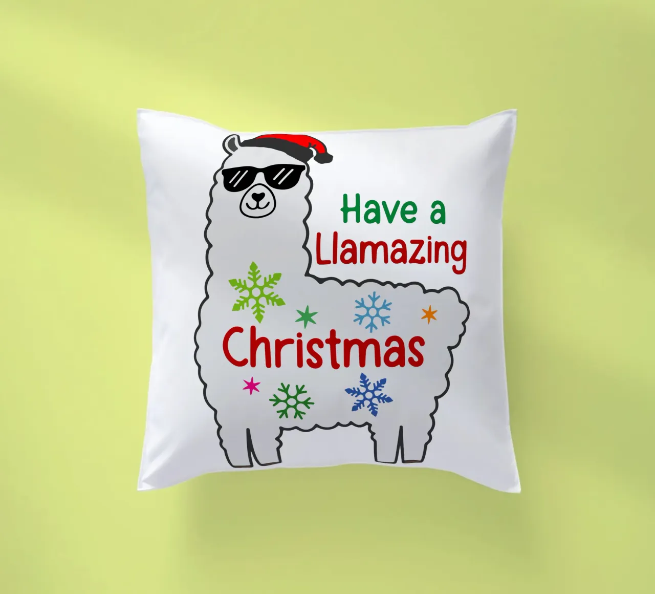 Have a llmazing christmas funny art design cuscino da onefeelshop
