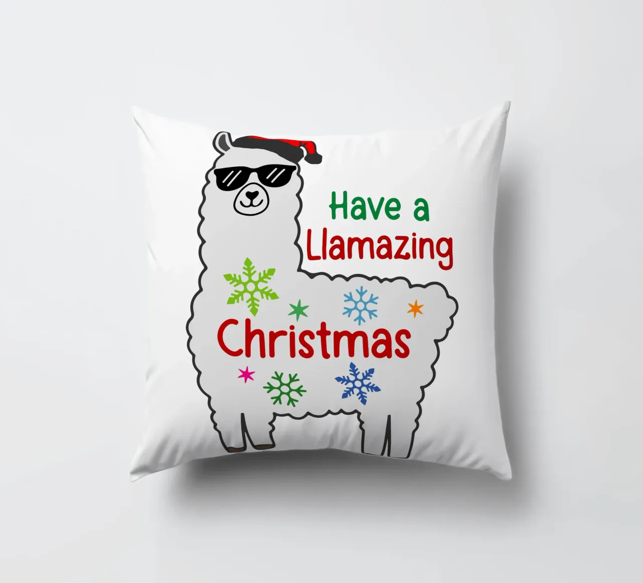Have a llmazing christmas funny art design cuscino da onefeelshop