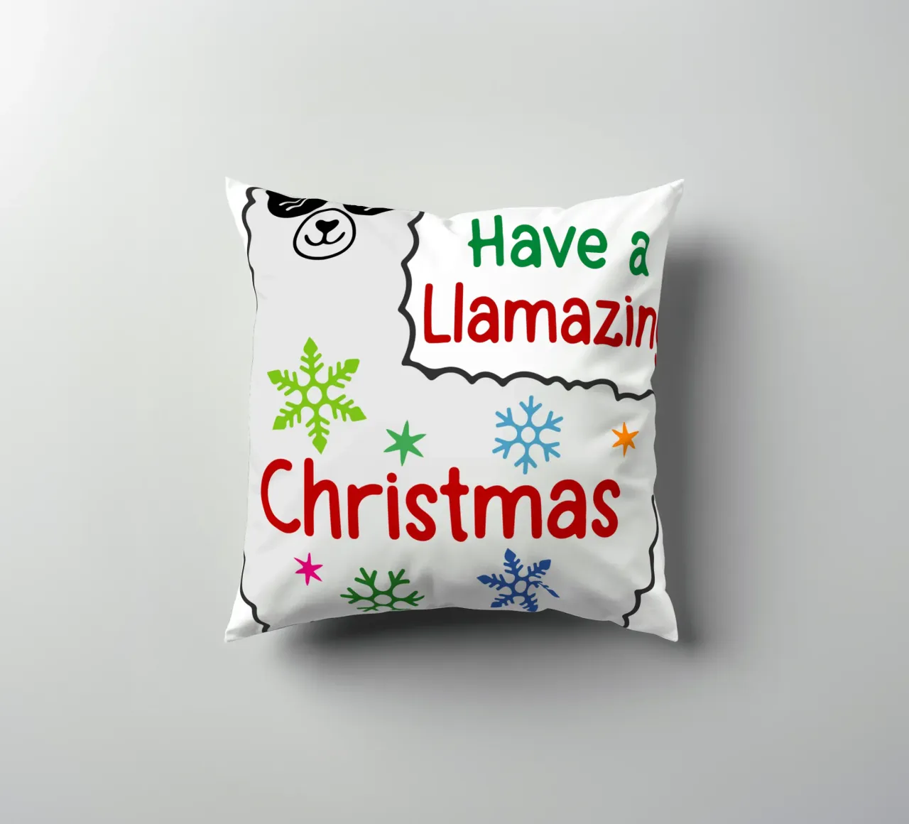 Have a llmazing christmas funny art design cuscino da onefeelshop
