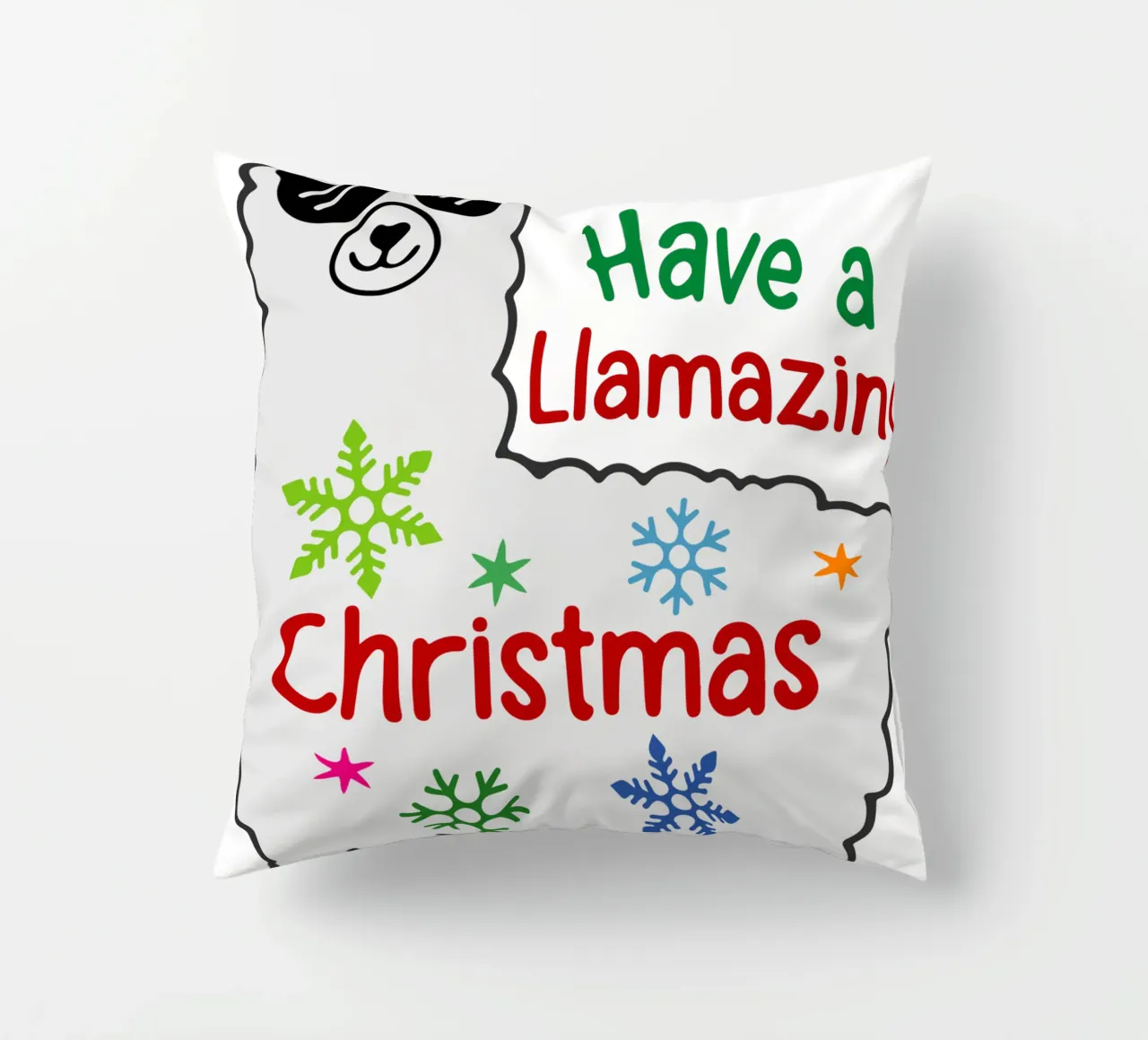 Have a llmazing christmas funny art design cuscino da onefeelshop