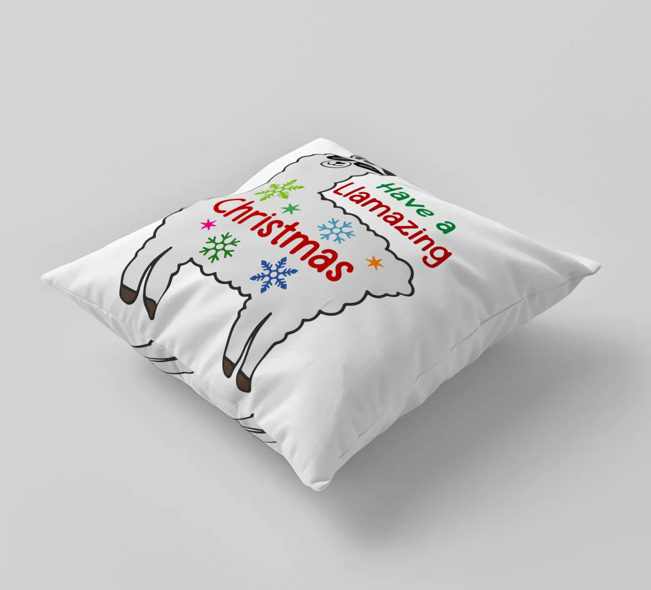 Have a llmazing christmas funny art design cuscino da onefeelshop