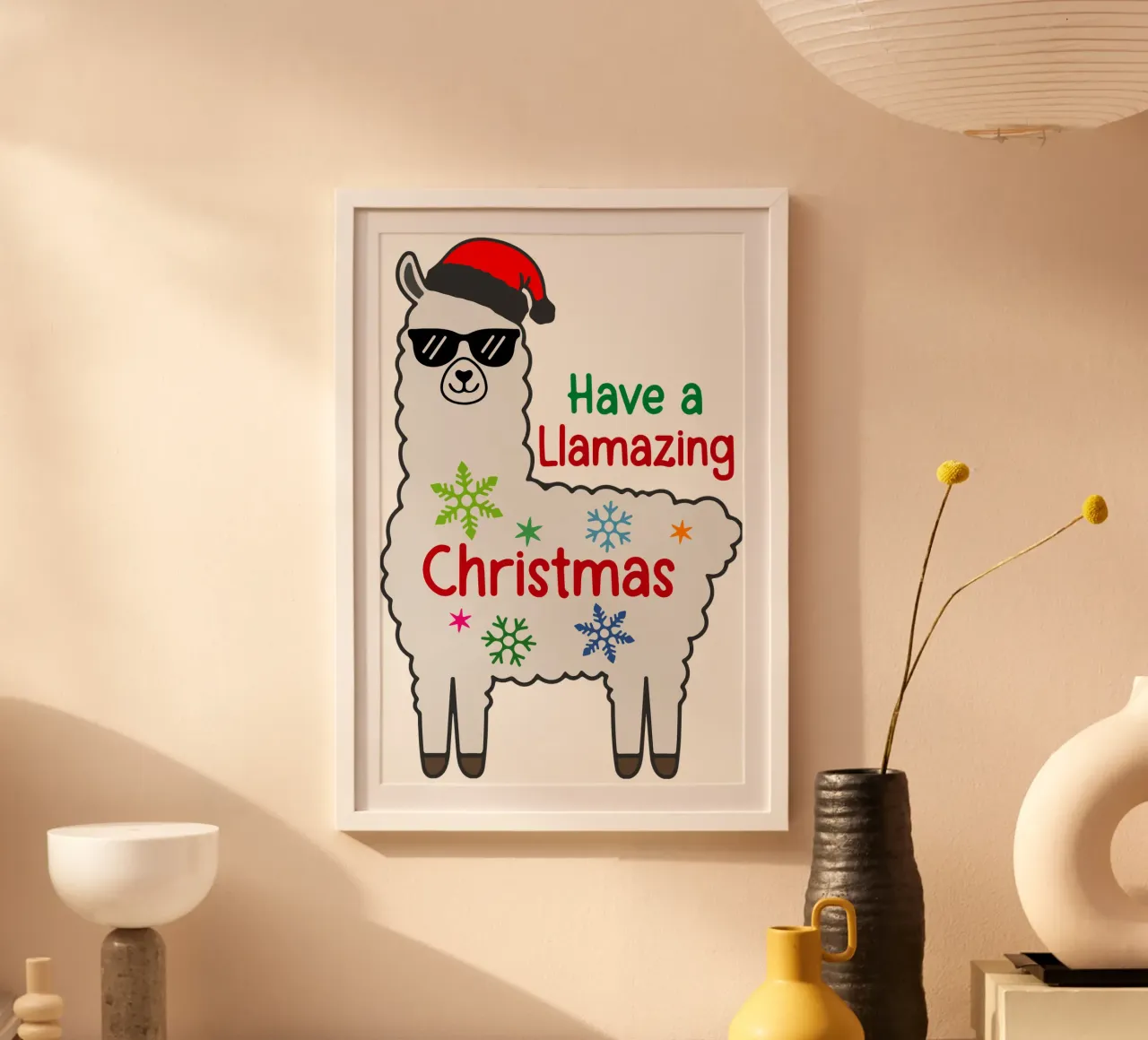 Have a llmazing christmas funny art design carta hahnemühle da onefeelshop