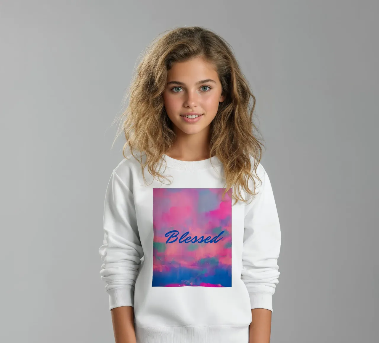 Stampa astratta colorata 'Blessed felpa bambino da FABOArt
