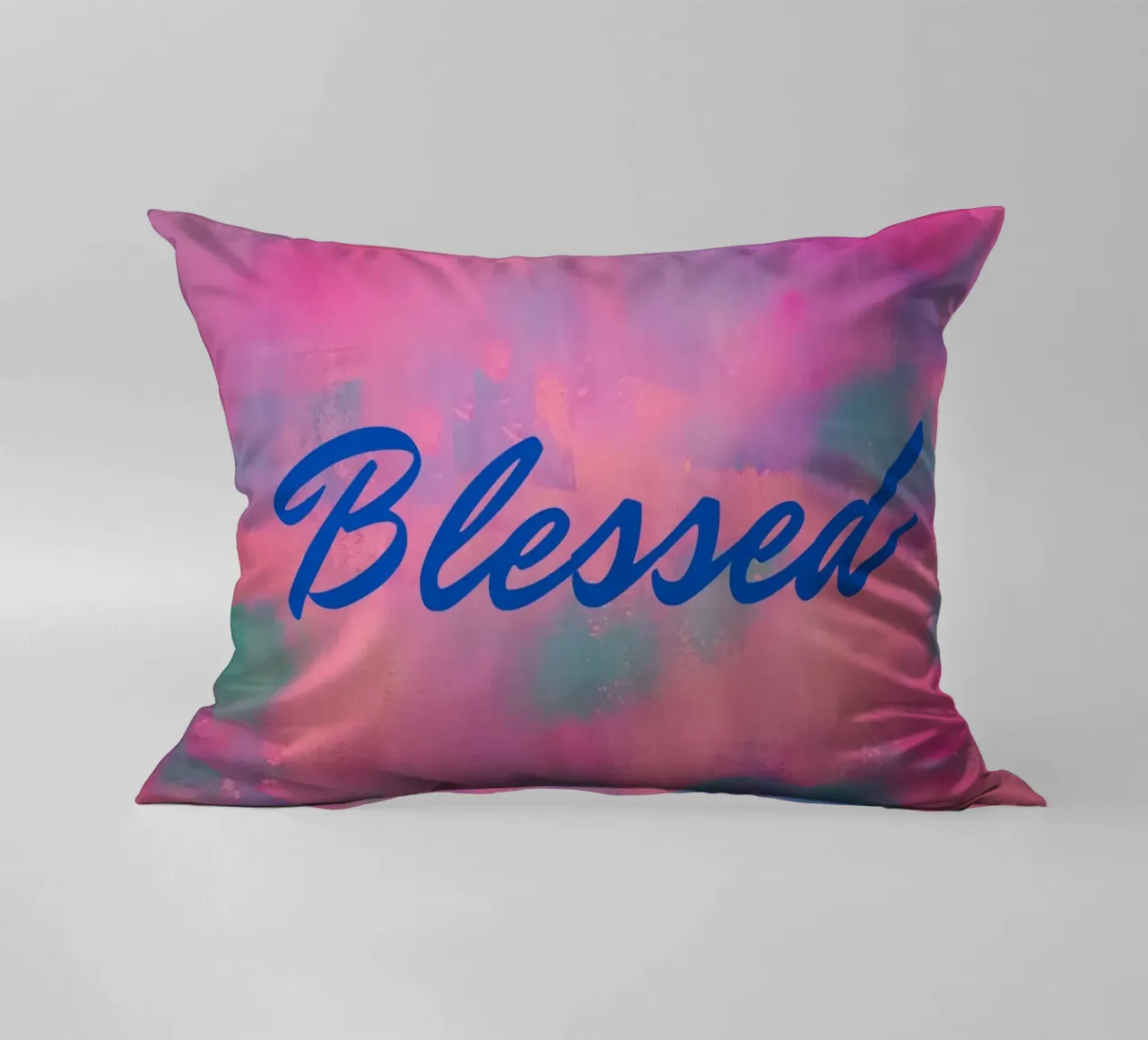 Stampa astratta colorata 'Blessed cuscino da FABOArt