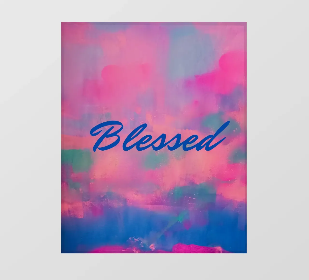 Stampa astratta colorata 'Blessed telo in pvc da FABOArt