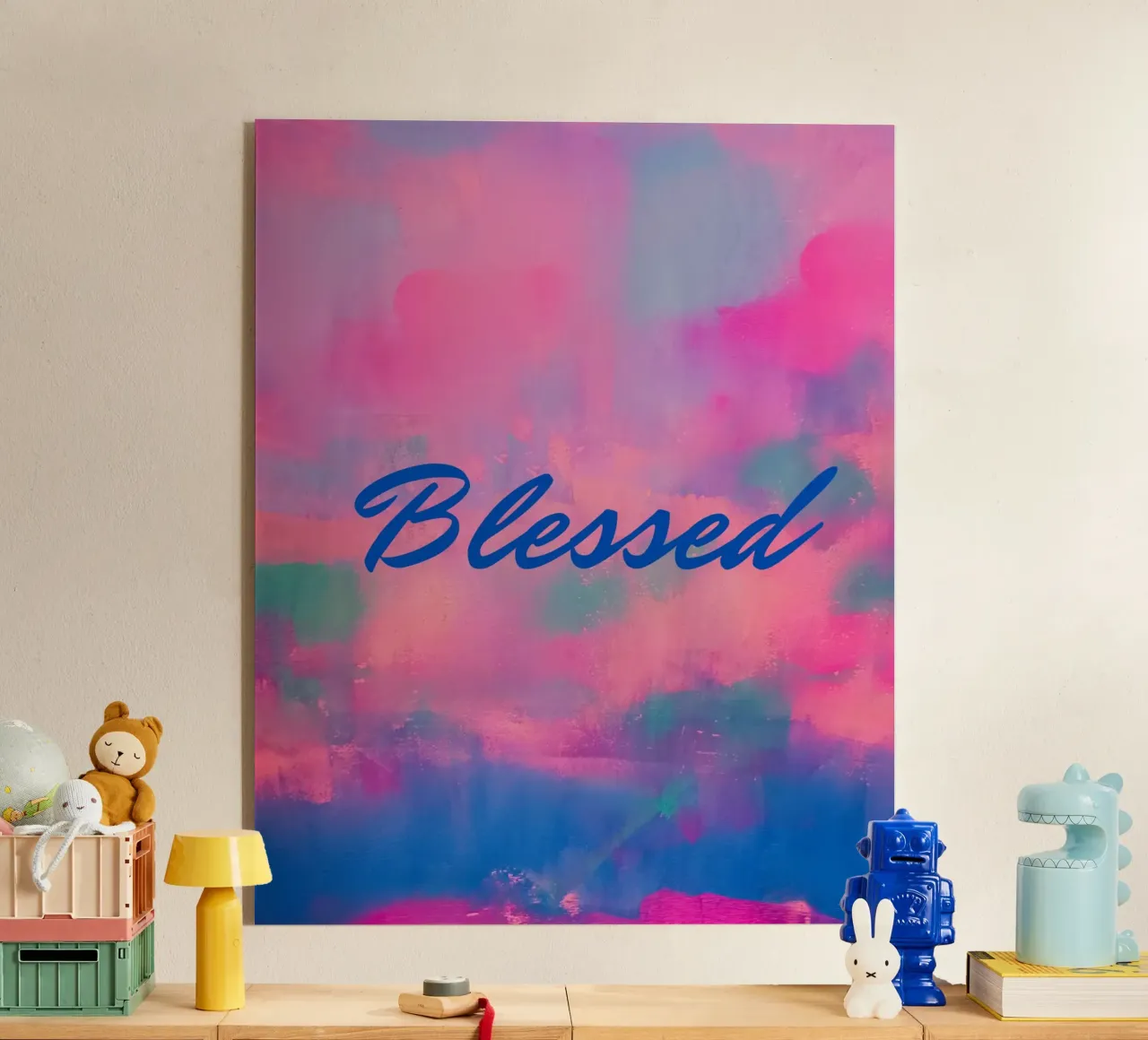 'Blessed' Impresión abstracta de colores metacrilato de FABOArt