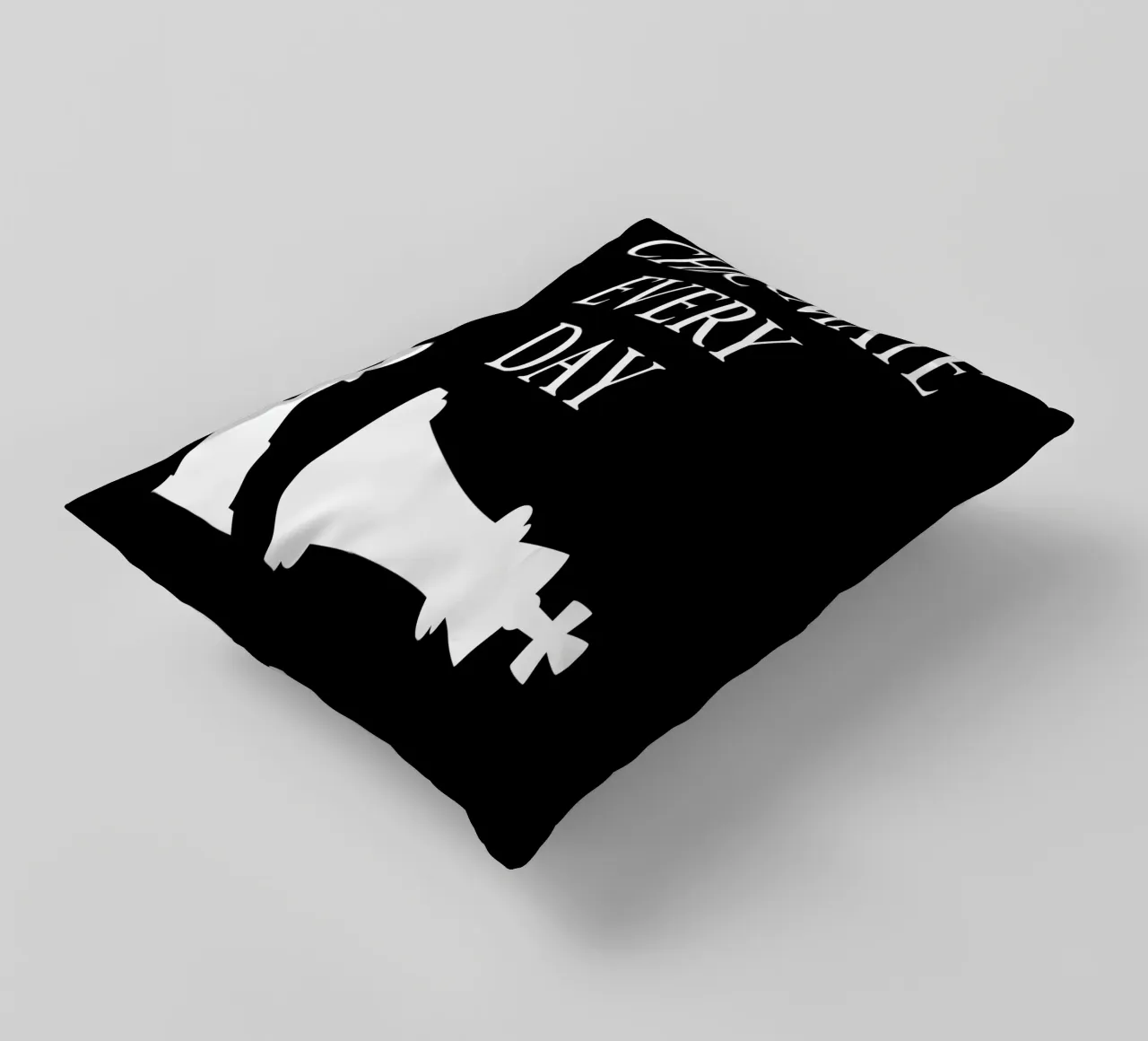 Schaakmat Elke Dag Motivatie Schaken Grappig Ontwerp kussen van sillyindustries