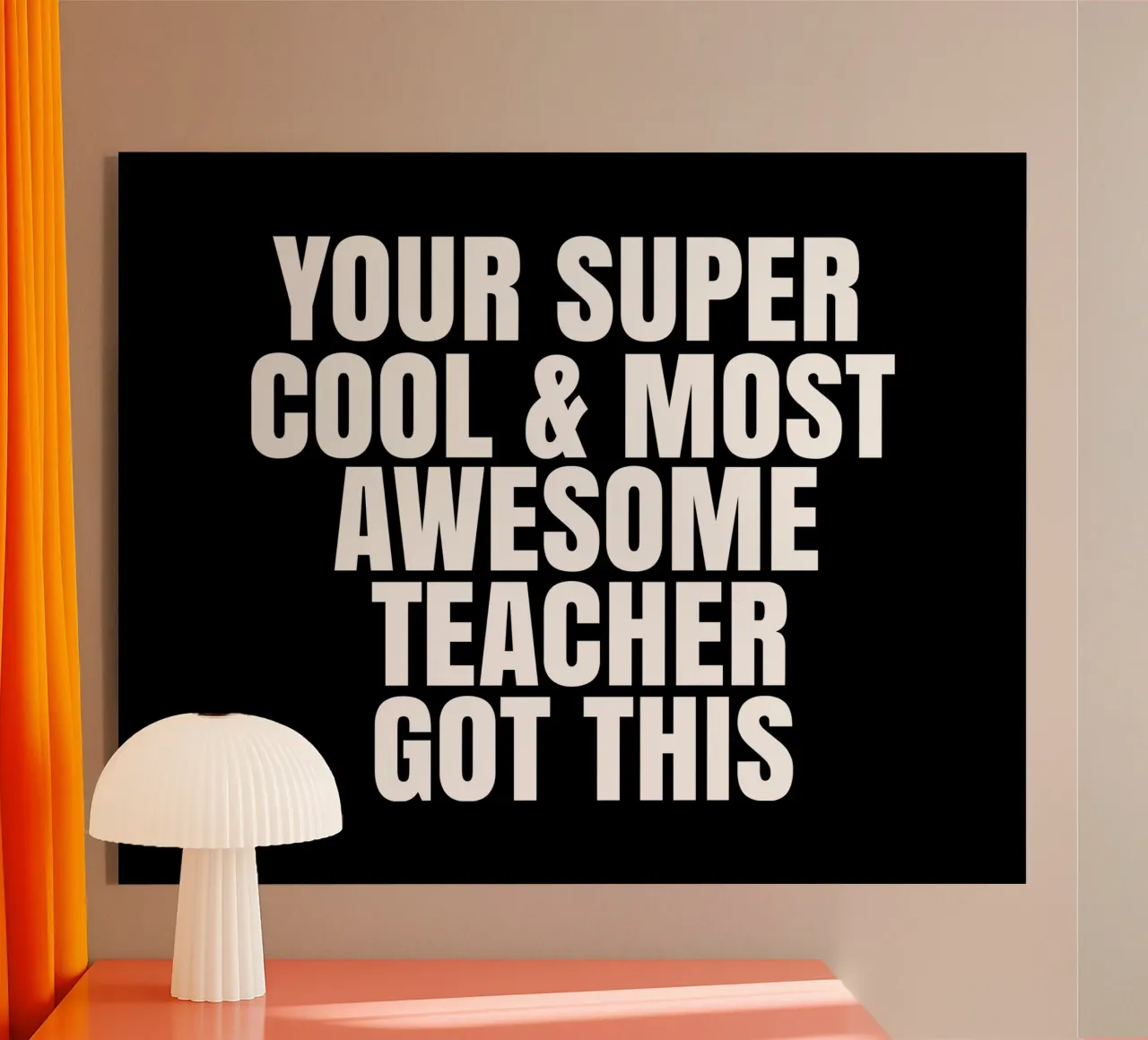 Your super cool and most awesome teacher got this acrylic glass by happieeagle