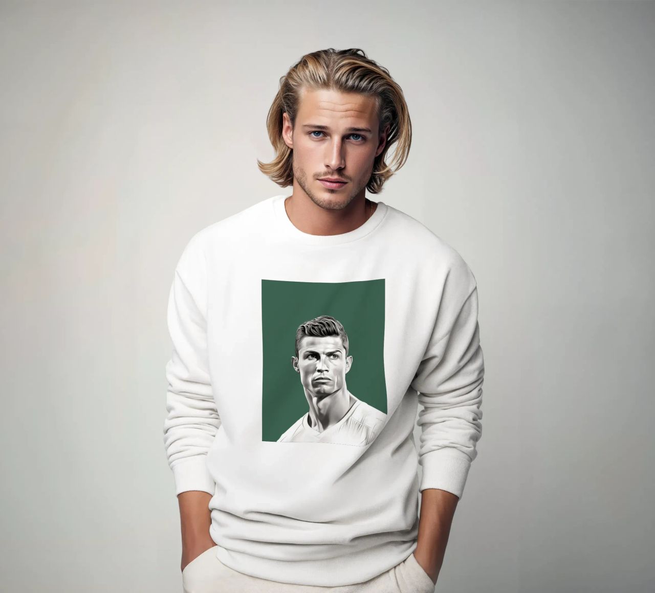 Ronaldo, leyenda del fútbol sudadera de Carinaprint