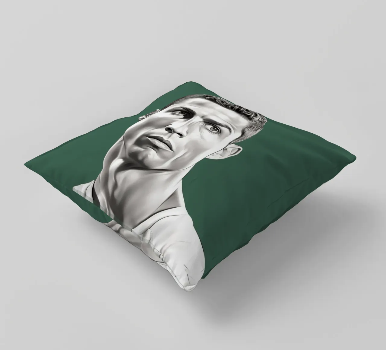 Ronaldo legend of football decorative cushion by Carinaprint