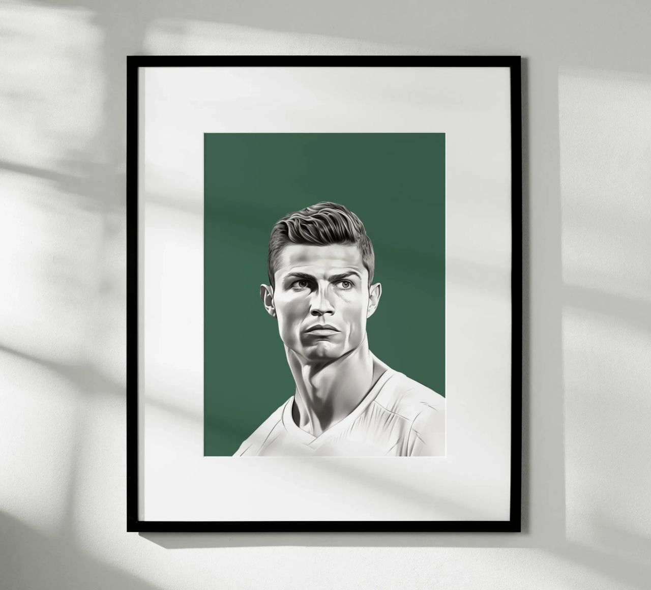 Ronaldo Legende des Fußballs Poster von Carinaprint