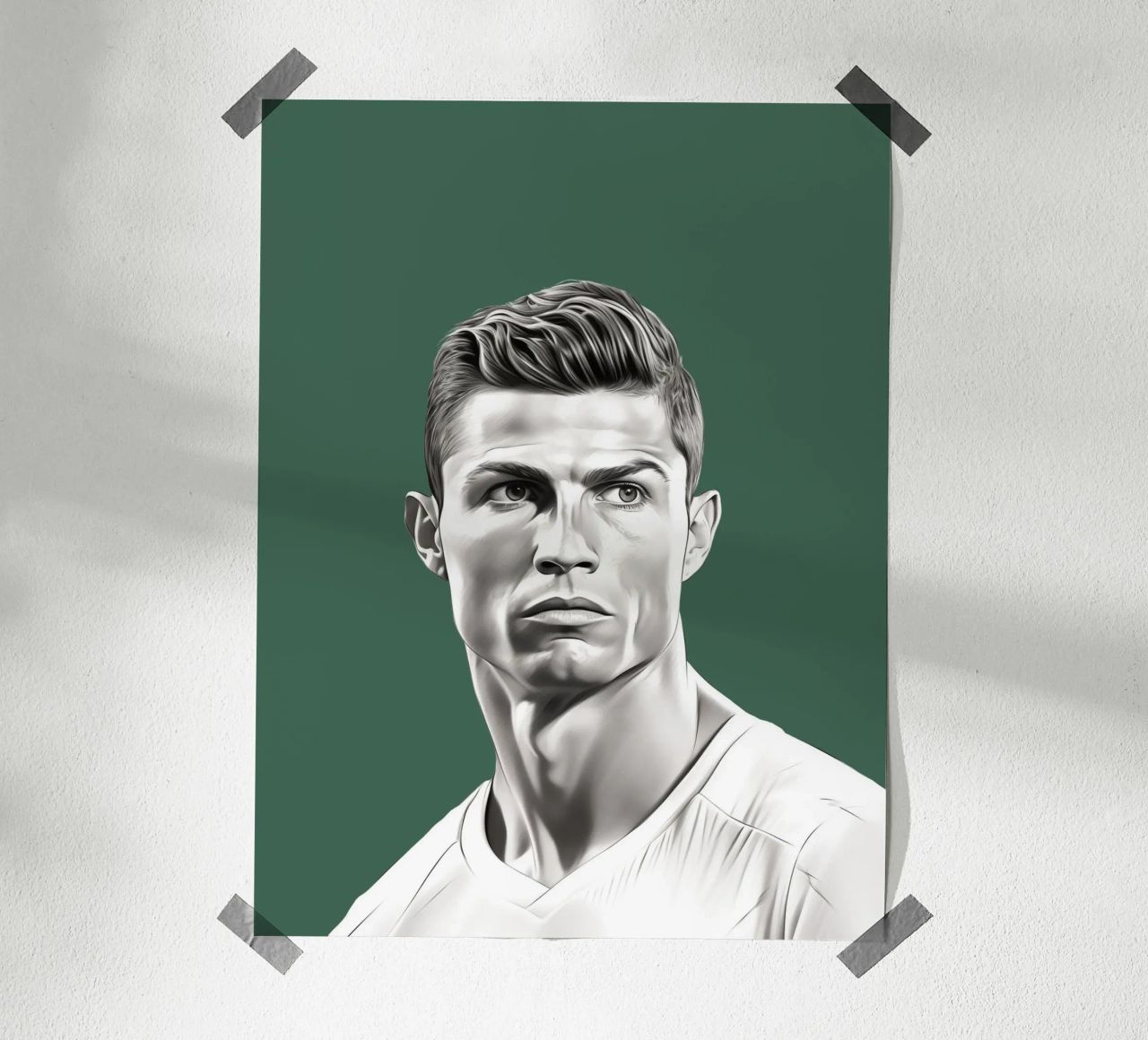 Ronaldo Legende des Fußballs Poster von Carinaprint