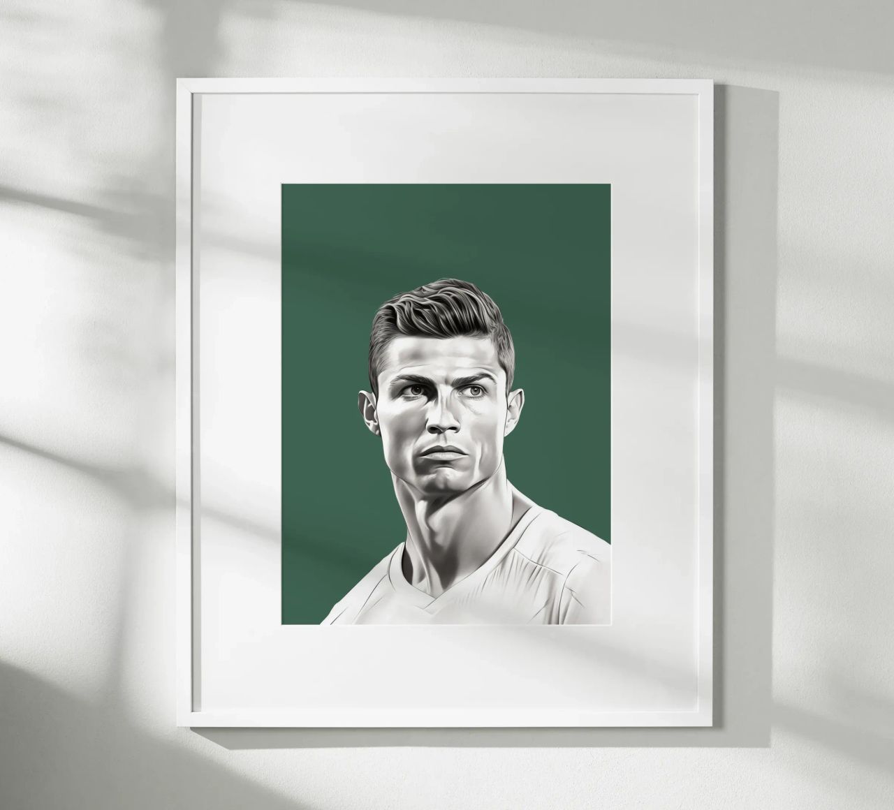 Ronaldo Legende des Fußballs Poster von Carinaprint