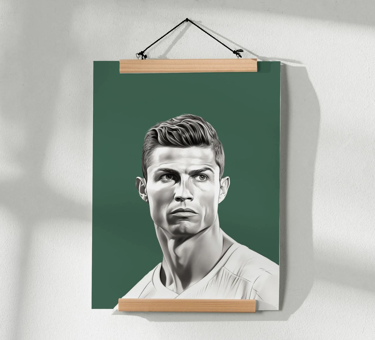 Ronaldo Legende des Fußballs Poster von Carinaprint