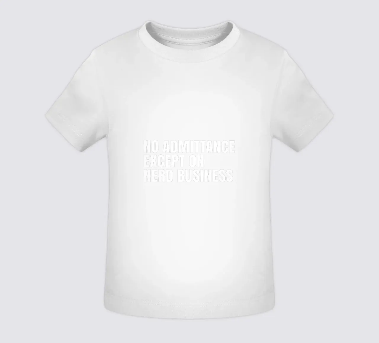 No admittance except on nerd business maglietta neonato da happieeagle