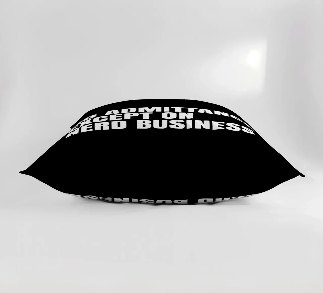 No admittance except on nerd business Kissen von happieeagle