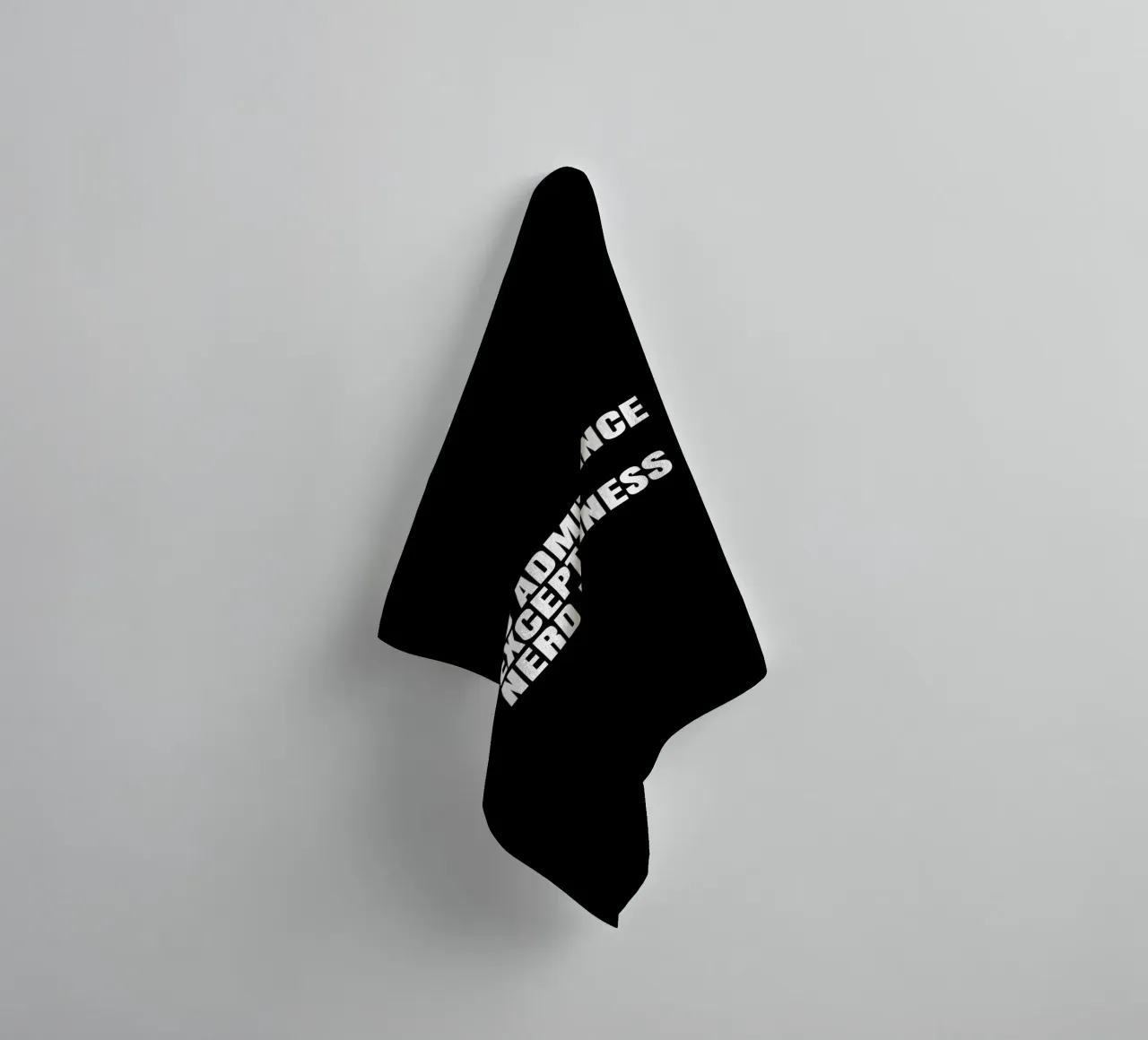 No admittance except on nerd business towel by happieeagle