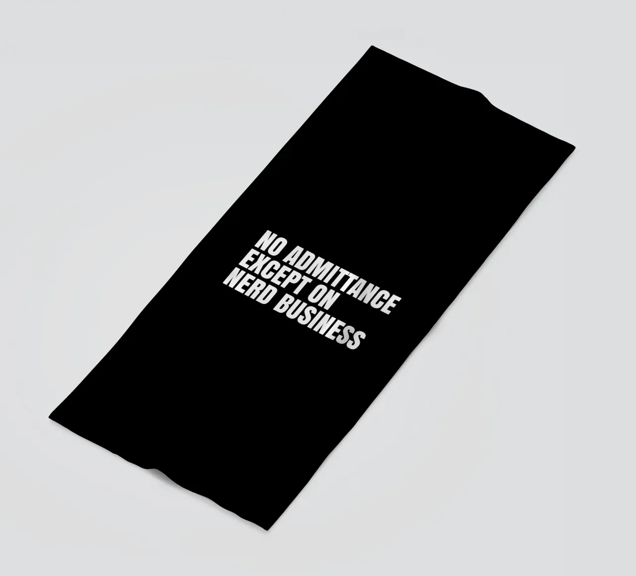 No admittance except on nerd business telo mare da happieeagle