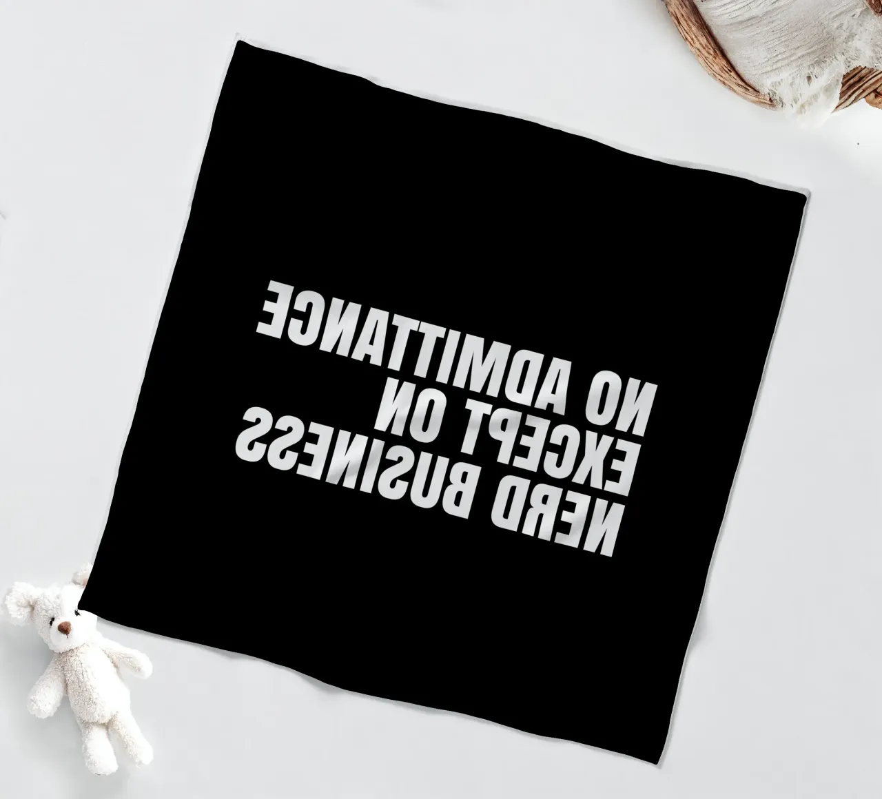 No admittance except on nerd business coperta in pile da happieeagle