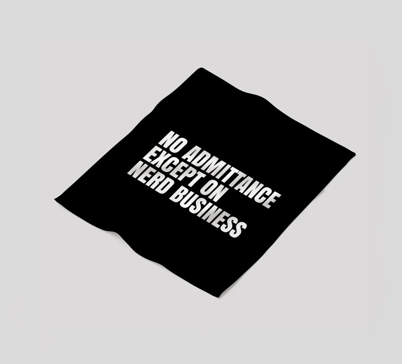 No admittance except on nerd business coperta in pile da happieeagle