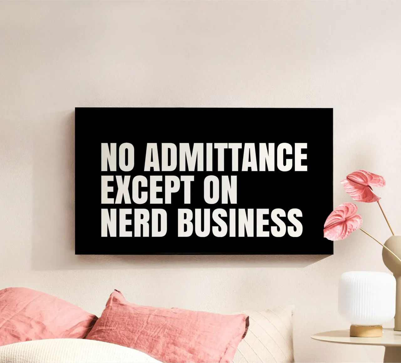 No admittance except on nerd business plexiglass da happieeagle