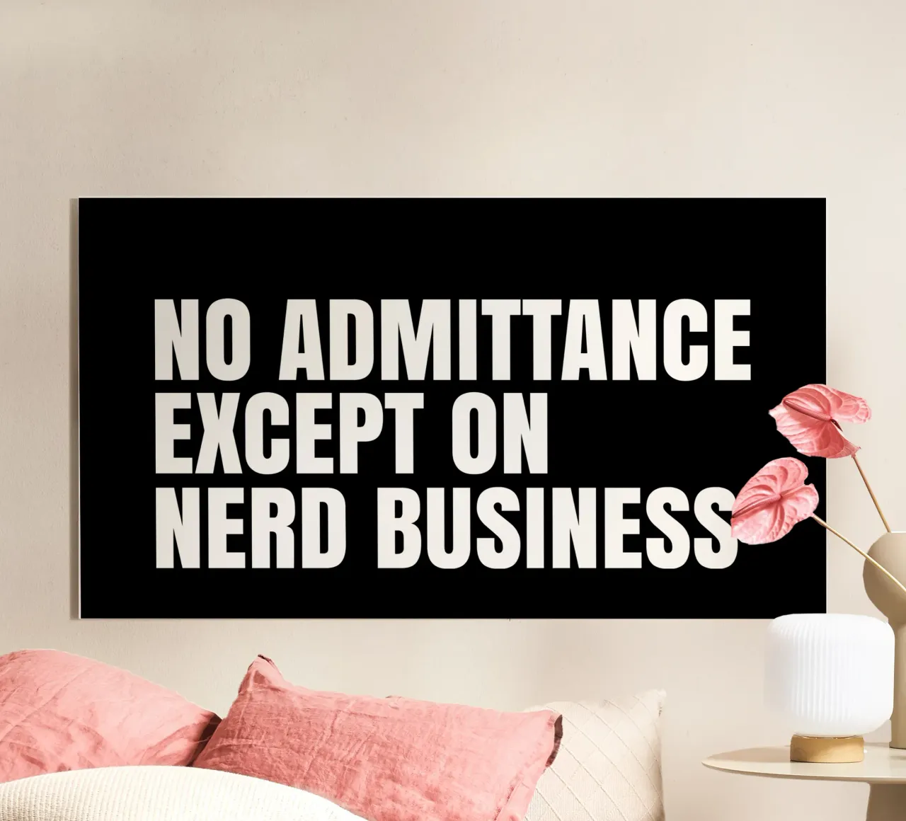 No admittance except on nerd business plexiglass da happieeagle