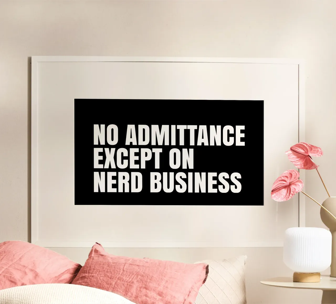 No admittance except on nerd business carta hahnemühle da happieeagle