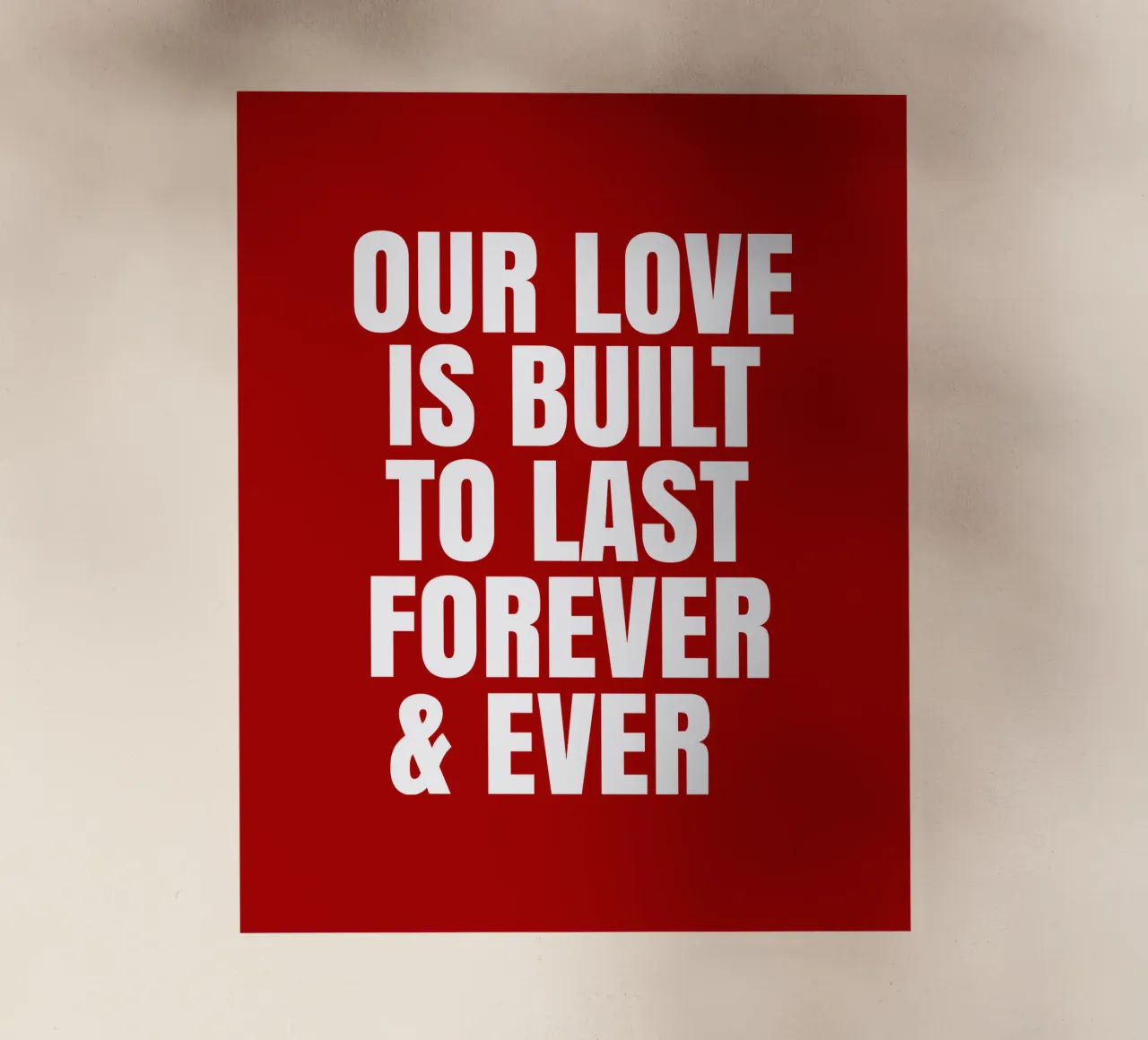Our love is built to love forever and ever pellicola backlit da happieeagle