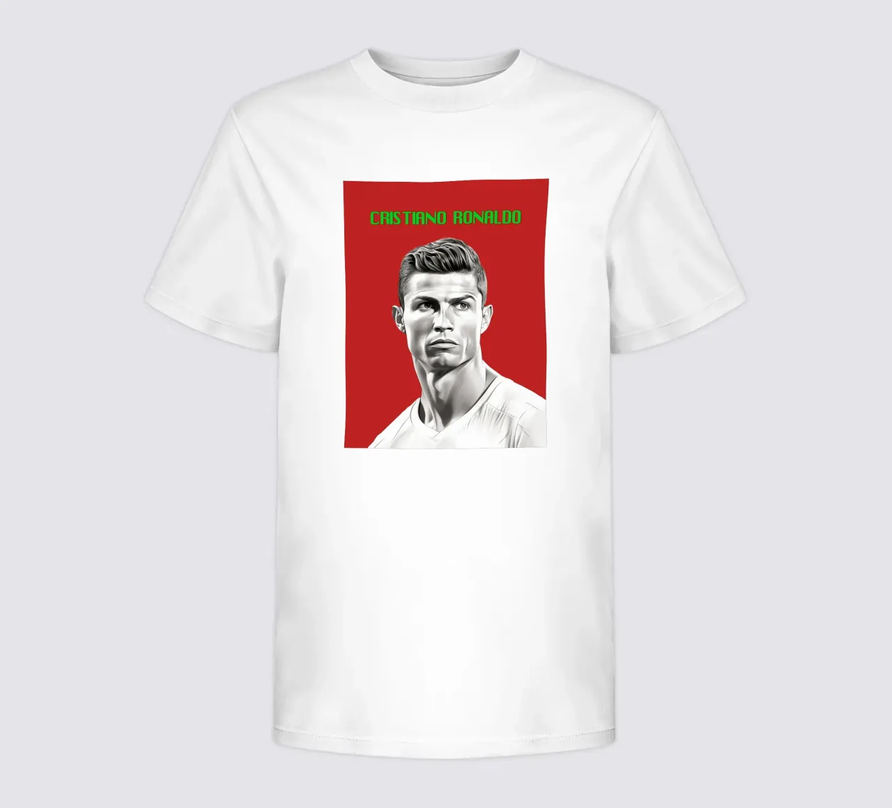 Potenza e grazia di Ronaldo t-shirt bambini da Carinaprint