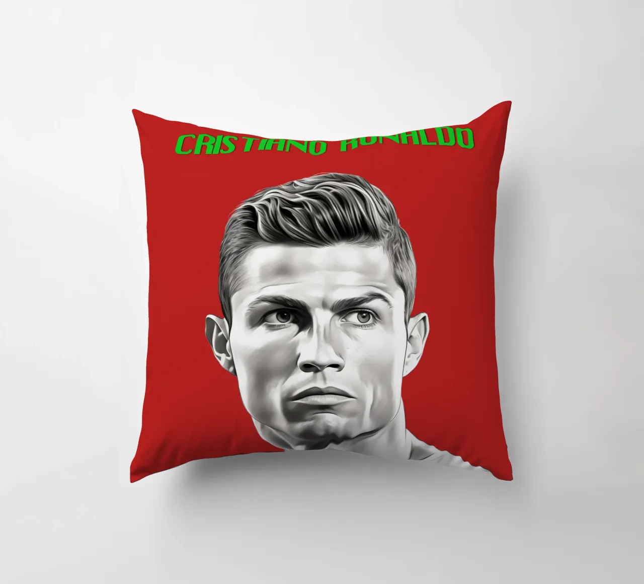 Potenza e grazia di Ronaldo cuscino da Carinaprint