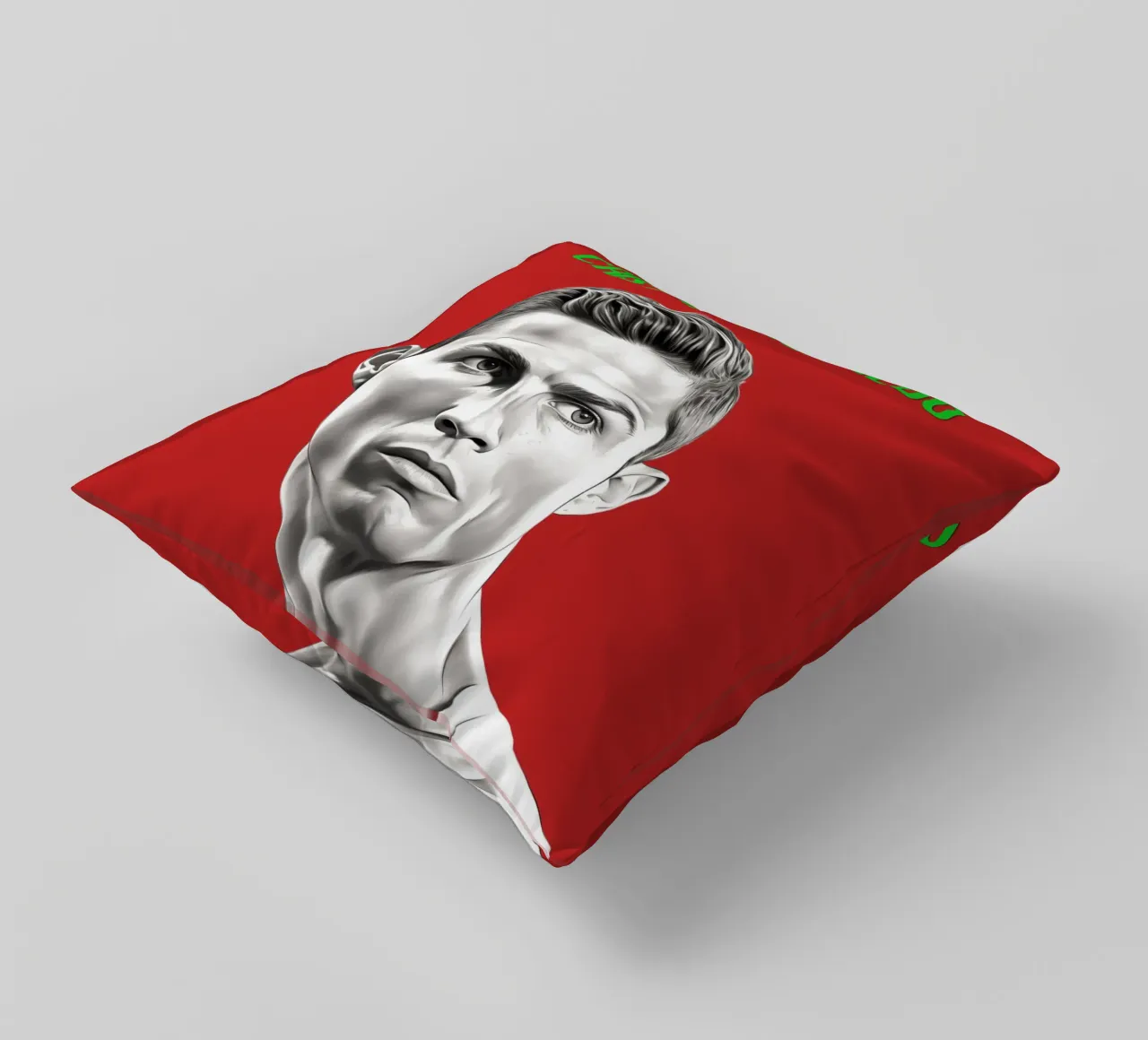 Potenza e grazia di Ronaldo cuscino da Carinaprint