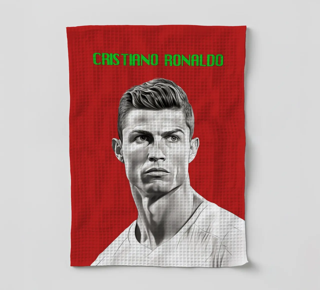 Potenza e grazia di Ronaldo canovaccio da cucina da Carinaprint