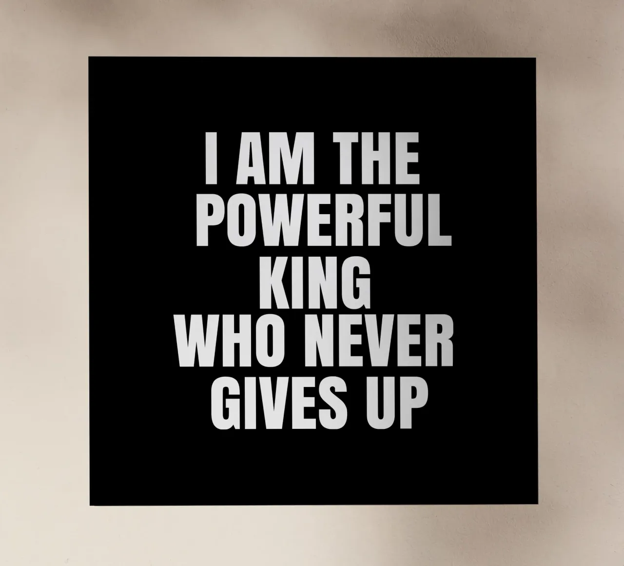 I am the powerful king who never gives up pellicola backlit da happieeagle