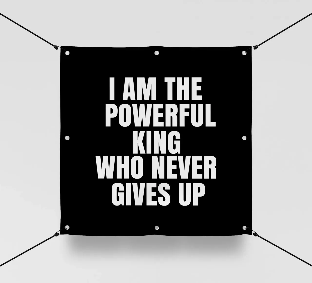 I am the powerful king who never gives up telo in pvc da happieeagle