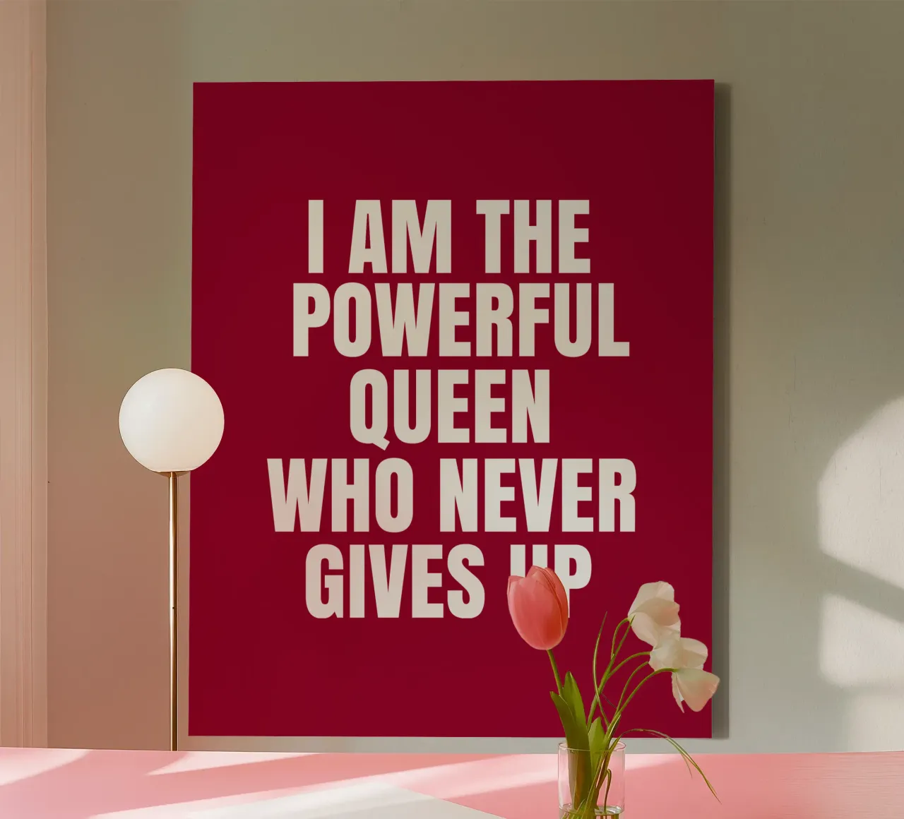 I am the powerful queen who never gives up canvas by happieeagle