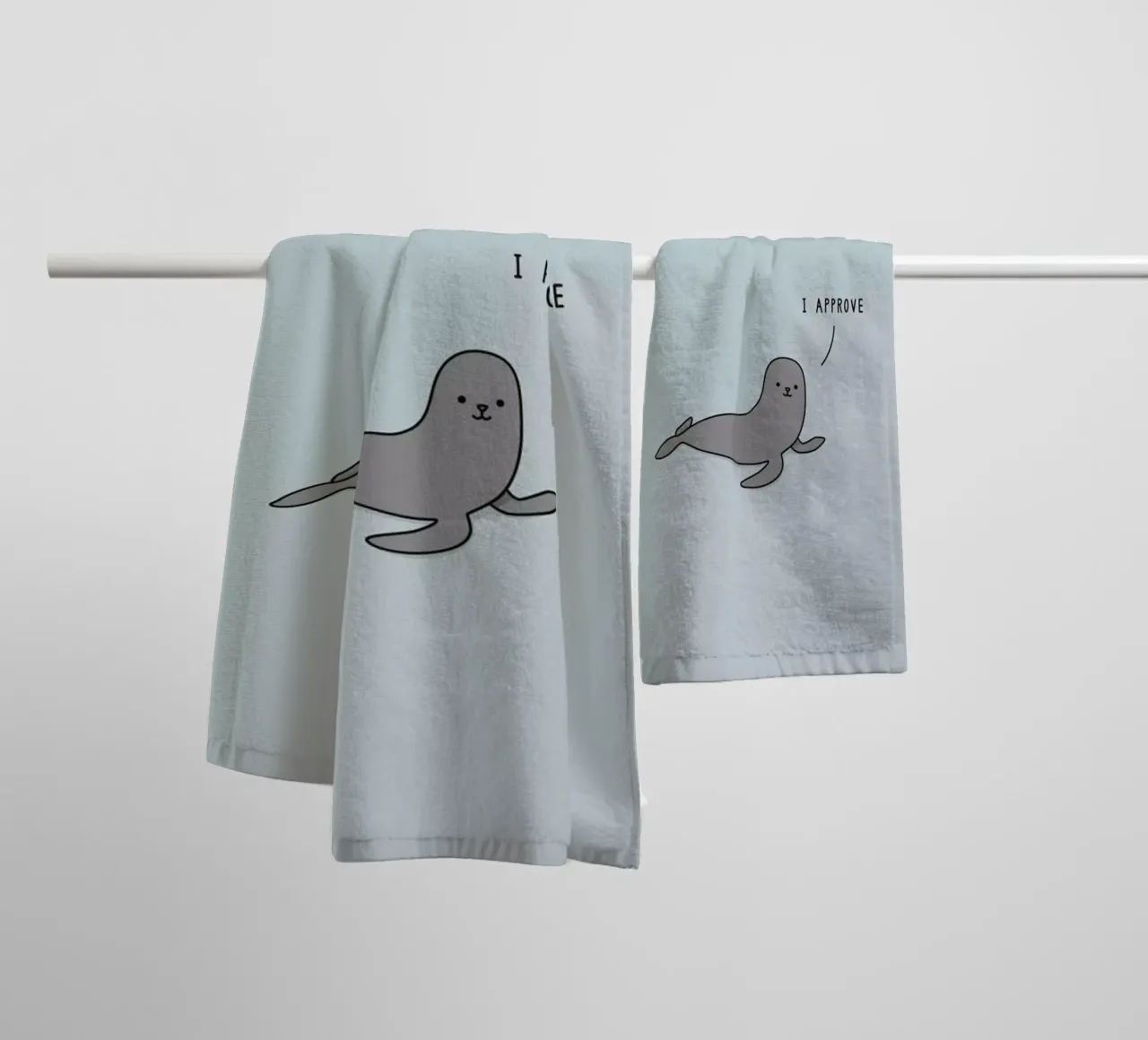 Seal of Approval asciugamano da bagno da Jaco Haasbroek
