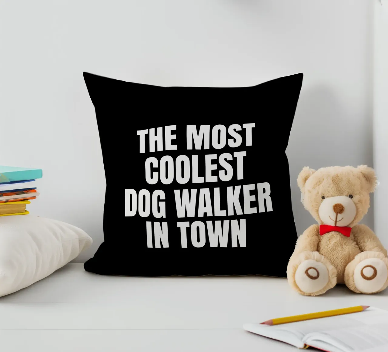 The most coolest dog walker in town cuscino da happieeagle
