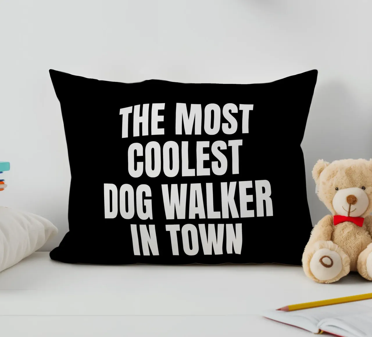 The most coolest dog walker in town cuscino da happieeagle