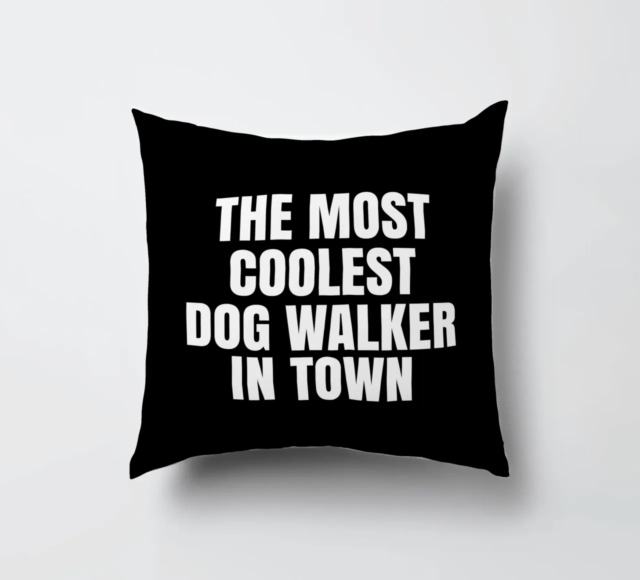 The most coolest dog walker in town cuscino da happieeagle